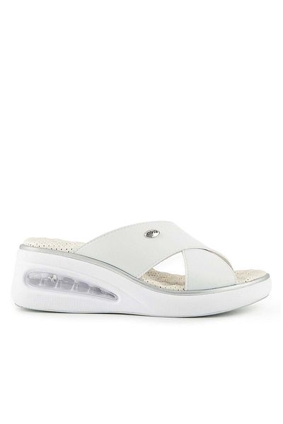 Muya Nap Anatomical Air Max Sole Heel Spur Women's Slippers White