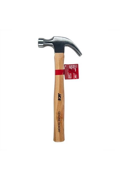 ACE Steel Claw Hammer W/Hickory Handle (567 g)