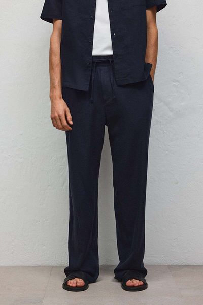 H&M Relaxed Fit Linen-blend trousers