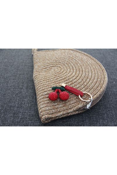 ElifTakı Cherry Heart Bag Charm
