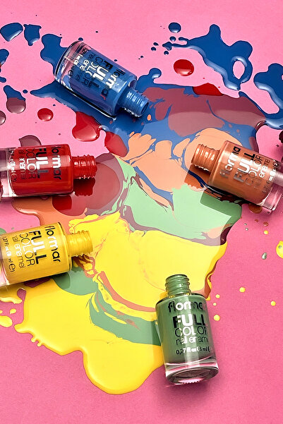 Flormar Full Color Ultra Yüksek Pigmentli & Parlak Bitişli Oje