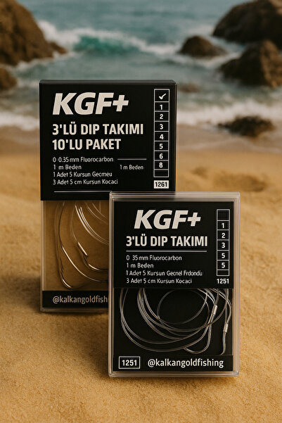 kgf plus Kgf Hunterdepth 3 Rig 10’lu Dip Takımı No:1