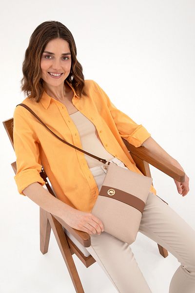 U.S. Polo Assn. Women's Beige Crossbody Bag 50311456 -Vr011
