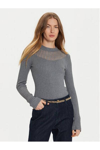 Morgan Women's Sweater 232-MANDRIN Gray