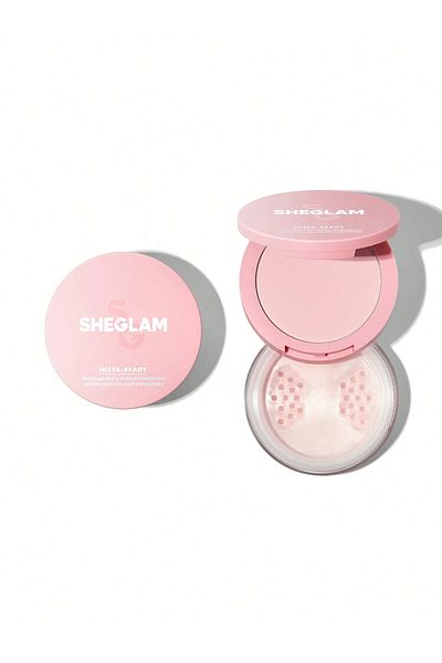 SHEGLAM بودرة تثبيت الوجه وتحت العين إنستا-ريدي - ديو بابلجم