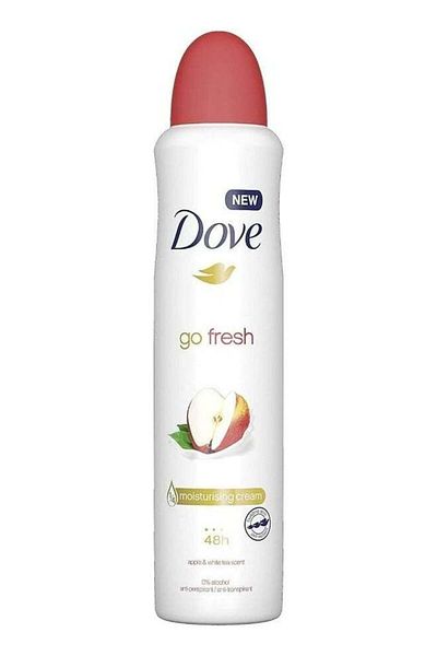 Dove Deodorant Spray Go Fresh Moisturising Cream Apple And White Tea