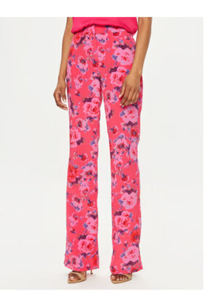 Morgan Pantaloni din material textil pentru femei 241-POLIN.F roz