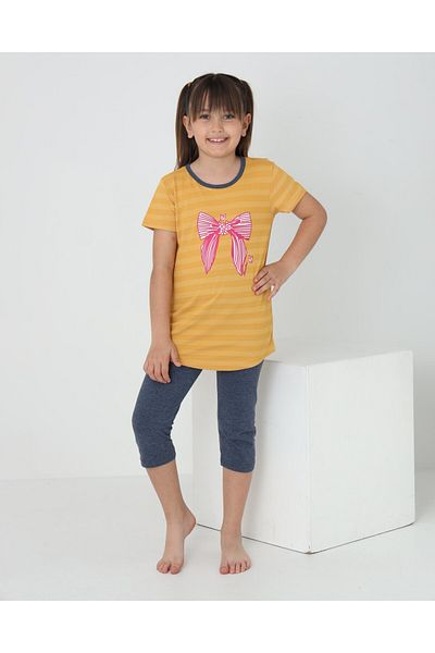 ERTA GOLD Girl's Summer Capri Suit