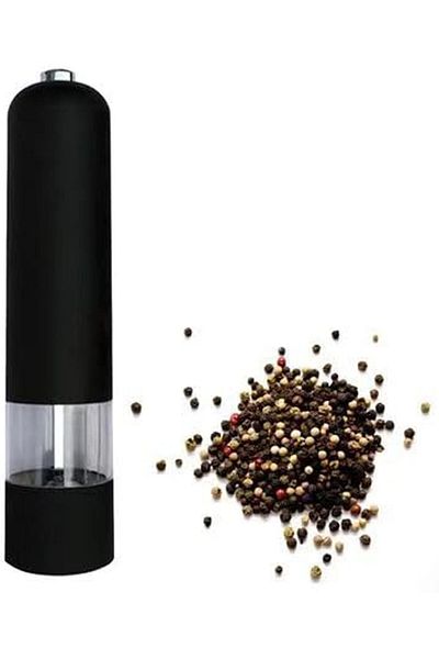 COOYA Electric Stainless Steel Salt, for Kitchen, Restaurant, Outdoor, and Easy to Use