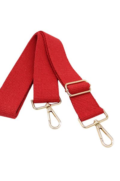 Anatolia Red Adjustable Cotton Bag Shoulder Strap 4 Cmx 120 cm