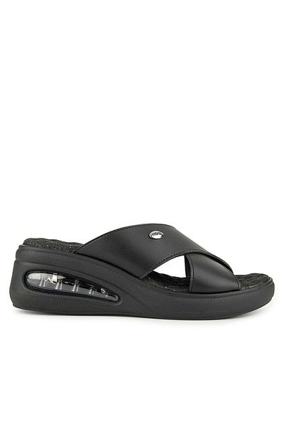 Muya Nap Anatomical Air Max Sole Heel Spur Γυναικείες Παντόφλες Μαύρες