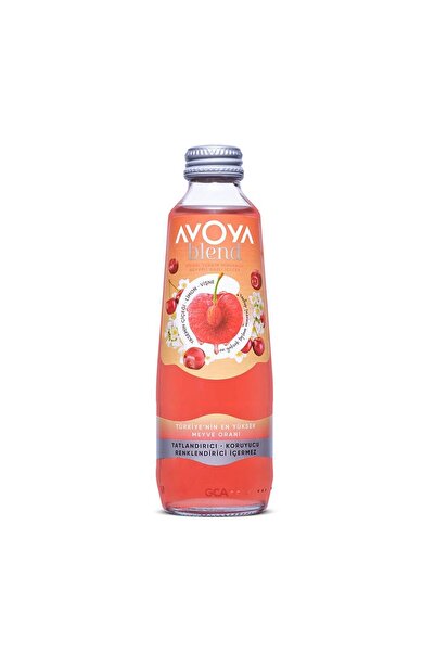 AVOYA 6'lı Blend Vişne&Limon Meyveli Maden Suyu 250 ml