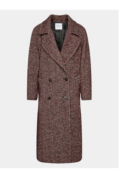Mvp Wardrobe Women's Wool Coat MVPI3CP018.0PN0052 Burgundy