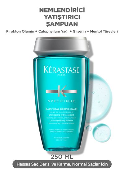 Kerastase Specifique Bain V Ital Dermo Calm Moisturizing Soothing Shampoo 250ml
