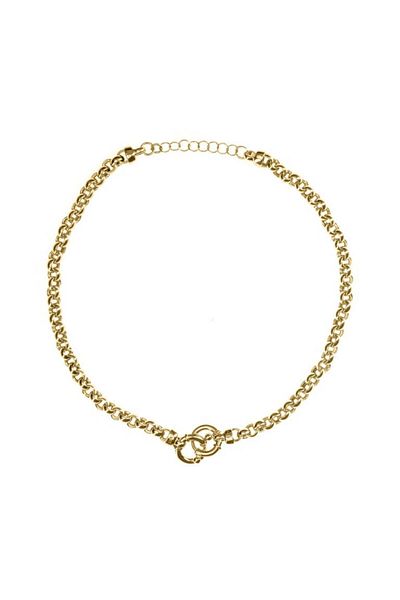 ohmygod jewelry Colier la Baza Gatului Argint si Argint Placat cu Aur – Fearless