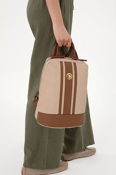 U.S. Polo Assn. Women's Beige Backpack 50311454 -Vr011