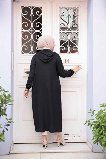Neva Style Hooded Black Hijab Cap 511s