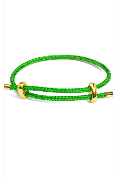 Vi store Steel Adjustable Rope Braided Bracelet (Color Variation)