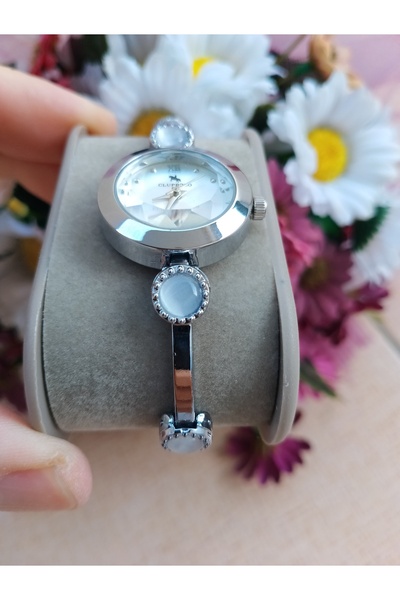 Enjoy Women's Wristwatch Cluppolo Silver Elegance with Stone Details