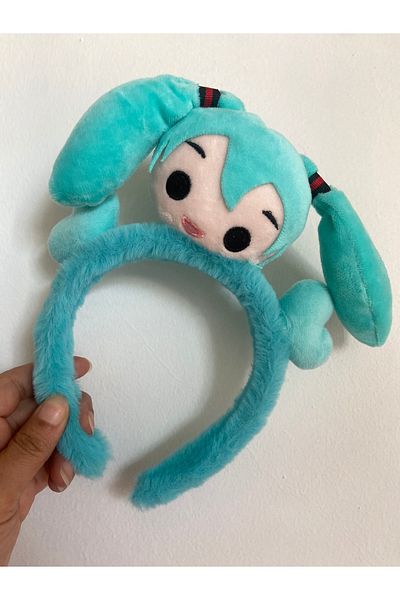 synshop Hatsune Miku βελούδινο Cosplay Anime Gothic Αξεσουάρ για τα μαλλιά για κορίτσια για παιδιά