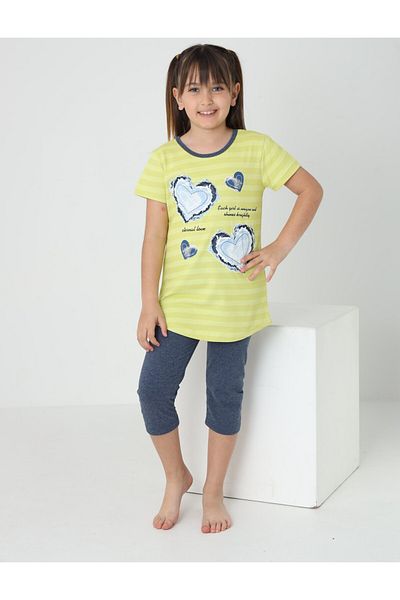 ERTA GOLD Girl's Summer Capri Suit