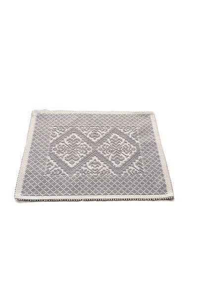 Kotonia Home Entrance decorative rug - woven - Loops, 100% cotton, 40x60 cm, grey 06