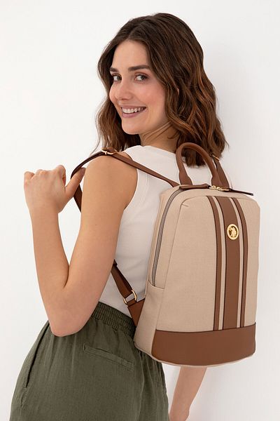 U.S. Polo Assn. Women's Beige Backpack 50311454 -Vr011