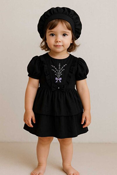 ALİSBUTİK KIZ ÇOCUK BONELİ ELBİSE