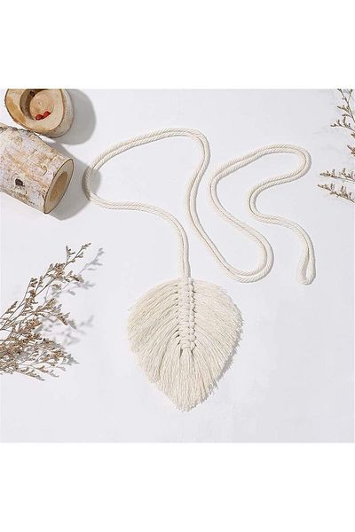 fulina Curtain Holdbacks Tassel, for Light Curtains or Screens Decorative , for Baby Nursery Room Bedroom
