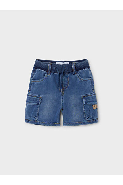 Name it Pantaloni scurți de blugi pentru băieți name it 13212547 albaștri
