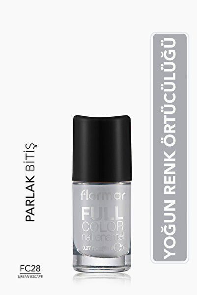 Flormar Full Color Ultra Yüksek Pigmentli & Parlak Bitişli Oje