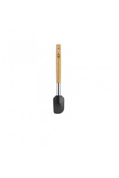 Bra Market Spatula, Wooden Handle, Silicone Head, 27 X 2 Cm