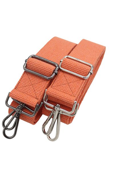 Anatolia Orange Adjustable Cotton Bag Shoulder Strap 4cm X120 cm