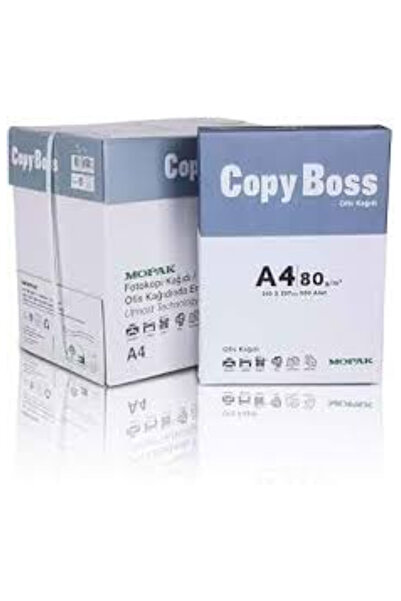 Mopak Copy Boss A4 80 g/m² 2.500 Adet Fotokopi Kağıdı (5'li Paket)