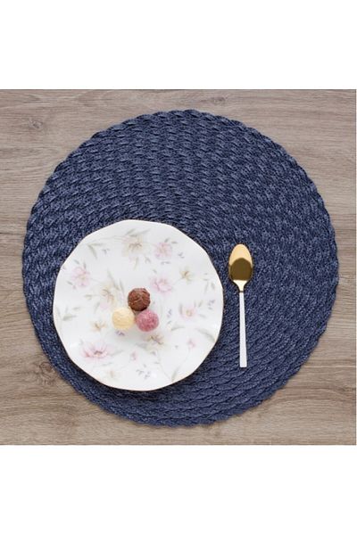 HomeVibes Napron TAIL blue D38 cm