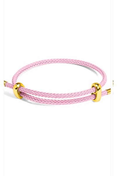 Vi store Çelik Ayarlanabilir İp Örgü Bileklik (Renk Varyasyonlu)