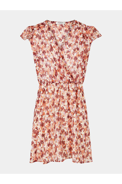 Morgan Women's Summer Dress 241-RINA Brown, Orange