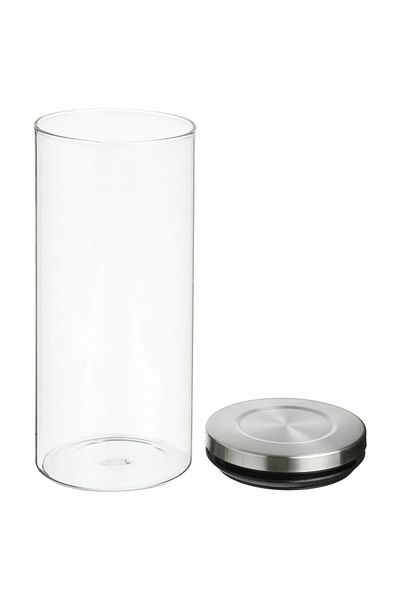 5FIVE Hermet storage container, glass, 1.3 liters, 10x22 cm