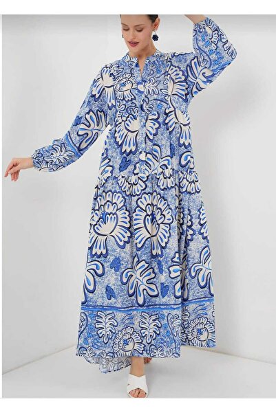 ABOUT US فستان أصلي طويل عالي الجودة ذو قصة عادية # 2425