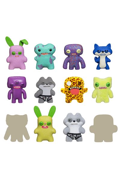 NECO TOYS مجموعة مجسمات فوغلر مكونة من 12 قطعة موديل 3