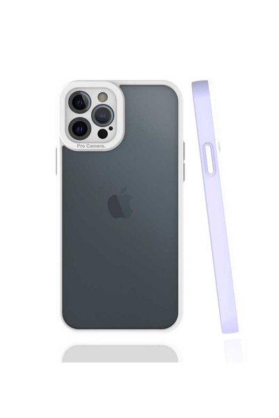 System Com حافظة SYS Mima متوافقة مع هاتف iPhone 12 Pro - أرجواني