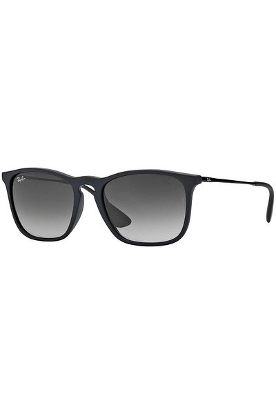 Ray-Ban Ray-Ban Chris RB4187 622/8G – Ochelari de soare, Negru Mat, Lentile Gri Degrade, Mărime 54