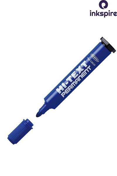 inkspire Round Tip Permanent Marker Pen 4Pcs Hi-Text Flat Tip Acetate Marker Marking Parcel Drawing Sack
