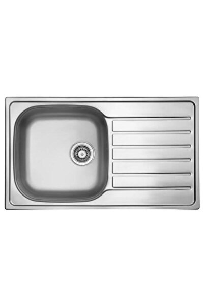 ukinox Hypnos 50 Dekorlu Paslanmaz Çelik Sağ Eviye