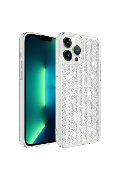System Com حافظة SYS Snow المتوافقة مع هاتف iPhone 13 Pro Max مع تصميم لامع A...