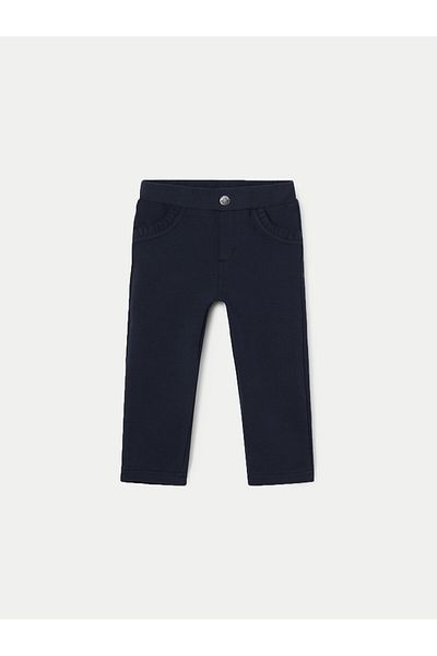 MAYORAL Pantaloni din material textil pentru fete 560 bleumarin