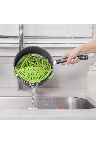 Capoferri Set of colanders and 2 pot gloves Capoferri, silicone, green/blue, 22 x 8 x 5.99 cm