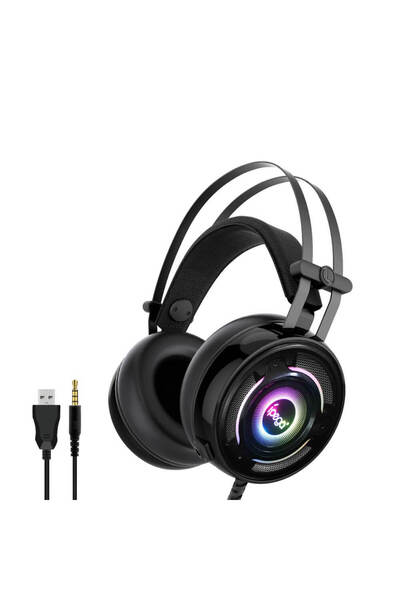 ipega PG-R008 PS4-PS5-Nintendo Switch-Xbox Uyumlu PC LED Oyuncu Kulaklığı