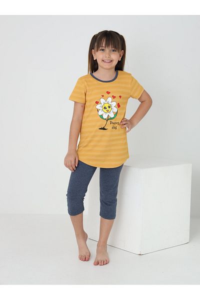 ERTA GOLD Girl's Summer Capri Suit