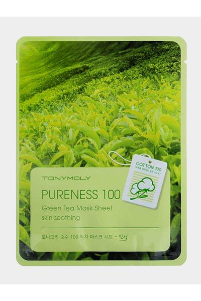 TONYMOLY Pureness 100 Green Tea Mask Sheet - Skin Soothing